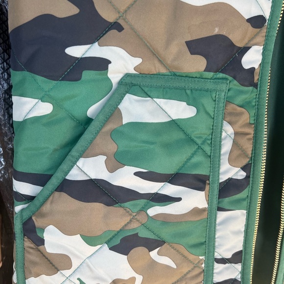 JCrew Army Green Fatigue Vest - Picture 2 of 6